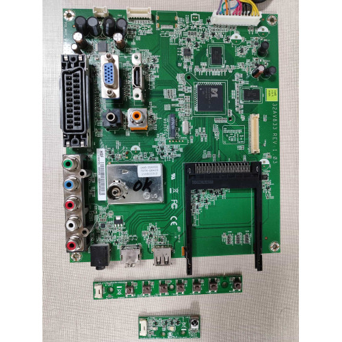 Circuito Electrónico Placa MAIN 32AV833 y Botonera E227809