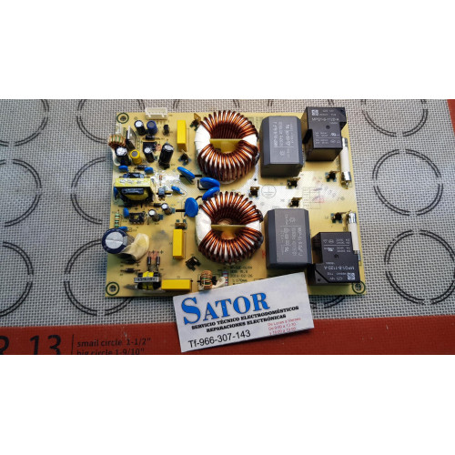 Reparar Circuito TP-S2E-02-04 Inducción DG81-01424A